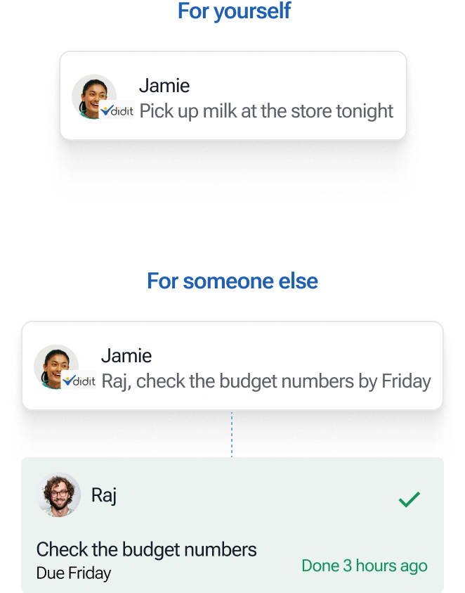 For yourself or someone else